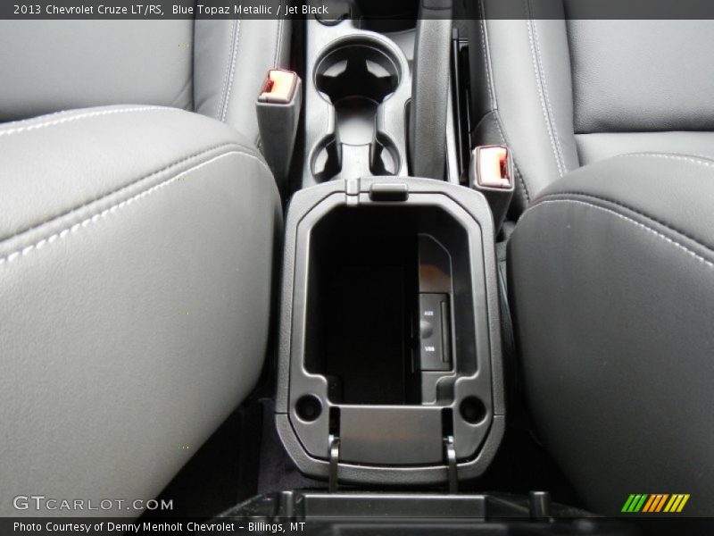 Blue Topaz Metallic / Jet Black 2013 Chevrolet Cruze LT/RS