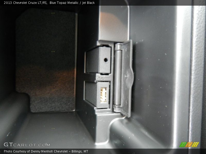 Blue Topaz Metallic / Jet Black 2013 Chevrolet Cruze LT/RS