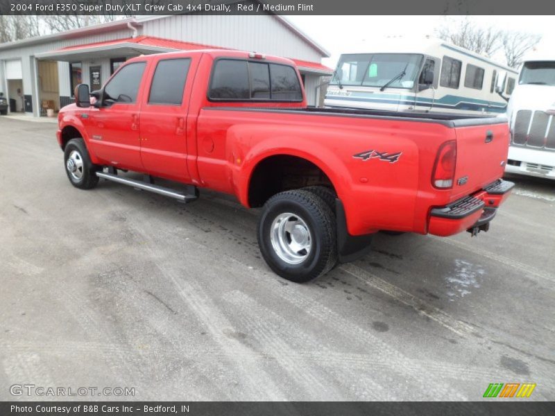  2004 F350 Super Duty XLT Crew Cab 4x4 Dually Red