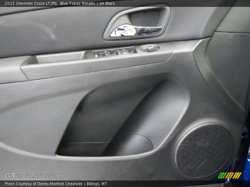 Blue Topaz Metallic / Jet Black 2013 Chevrolet Cruze LT/RS