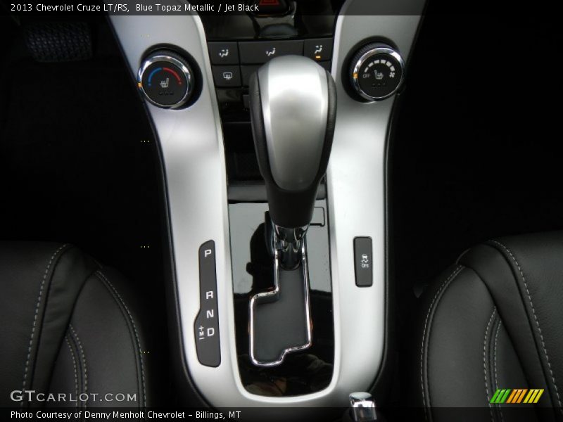 Blue Topaz Metallic / Jet Black 2013 Chevrolet Cruze LT/RS