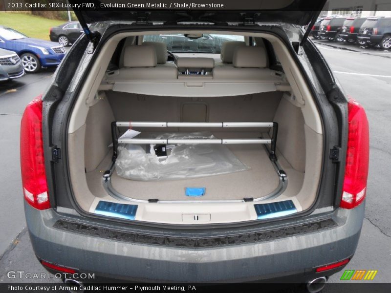 Evolution Green Metallic / Shale/Brownstone 2013 Cadillac SRX Luxury FWD