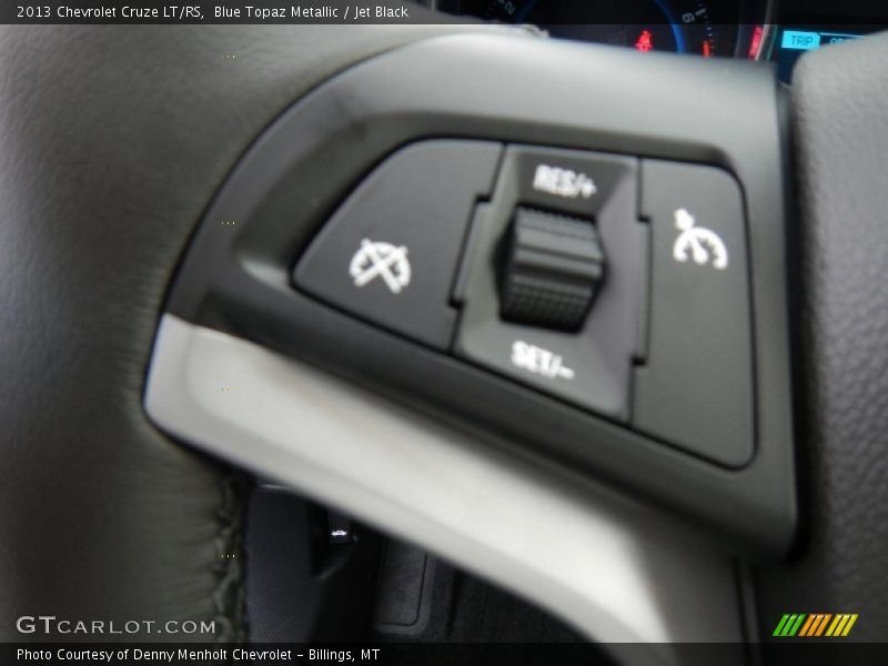 Blue Topaz Metallic / Jet Black 2013 Chevrolet Cruze LT/RS