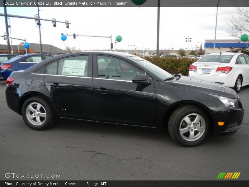 Black Granite Metallic / Medium Titanium 2013 Chevrolet Cruze LT