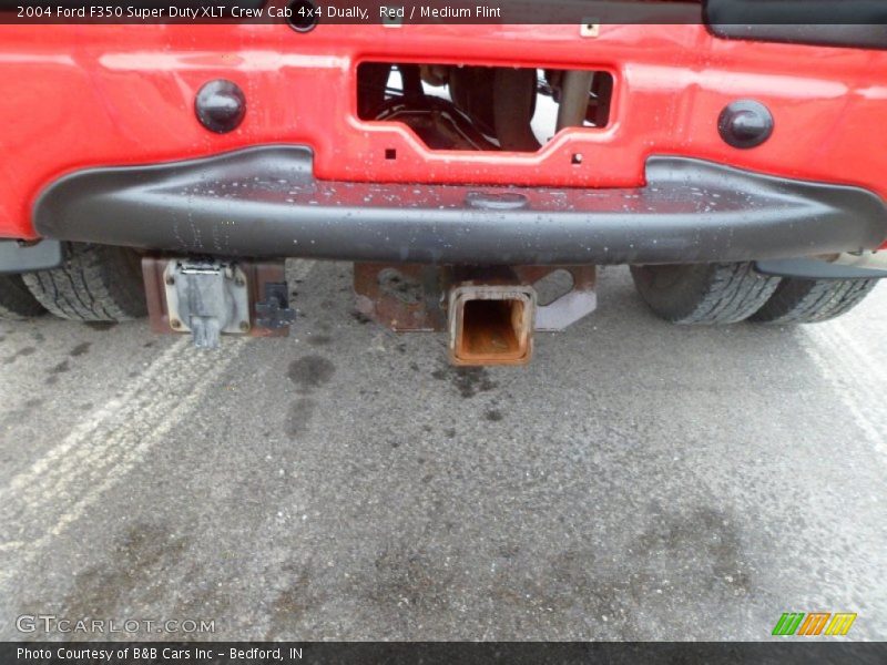 Red / Medium Flint 2004 Ford F350 Super Duty XLT Crew Cab 4x4 Dually