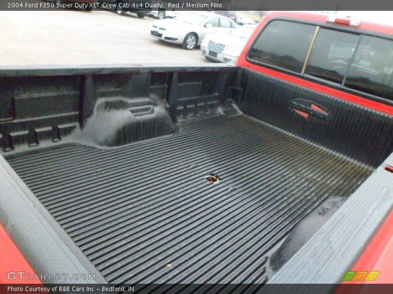 Red / Medium Flint 2004 Ford F350 Super Duty XLT Crew Cab 4x4 Dually