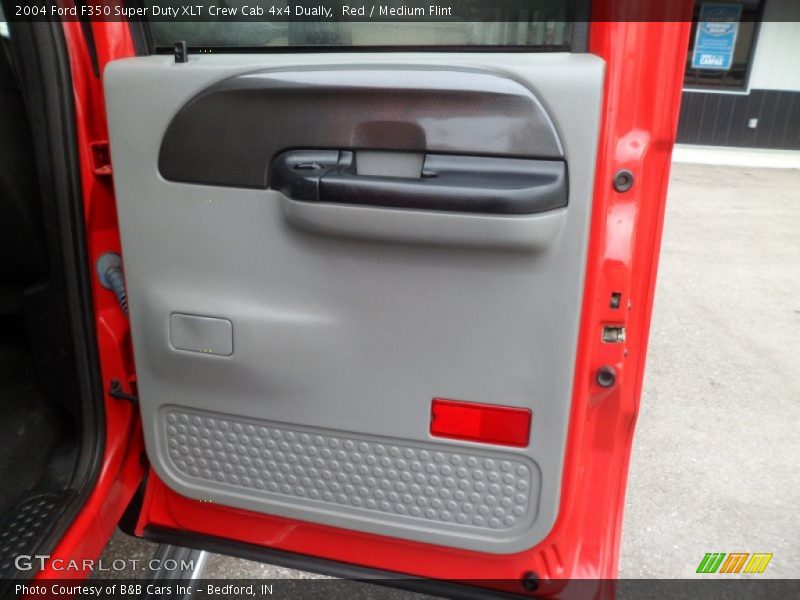 Red / Medium Flint 2004 Ford F350 Super Duty XLT Crew Cab 4x4 Dually