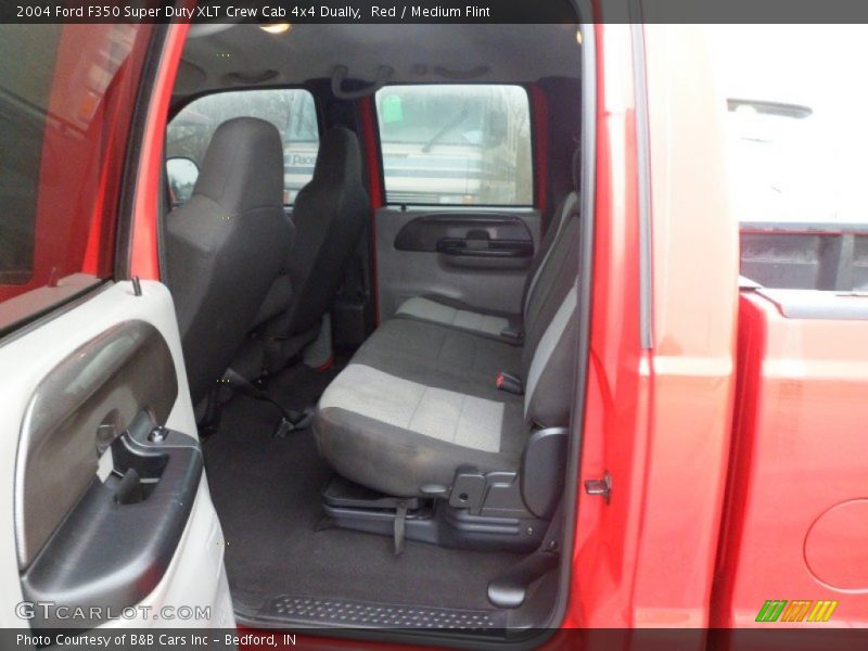 Red / Medium Flint 2004 Ford F350 Super Duty XLT Crew Cab 4x4 Dually