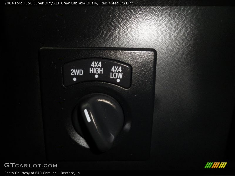 Red / Medium Flint 2004 Ford F350 Super Duty XLT Crew Cab 4x4 Dually