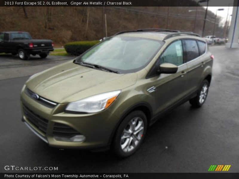 Ginger Ale Metallic / Charcoal Black 2013 Ford Escape SE 2.0L EcoBoost