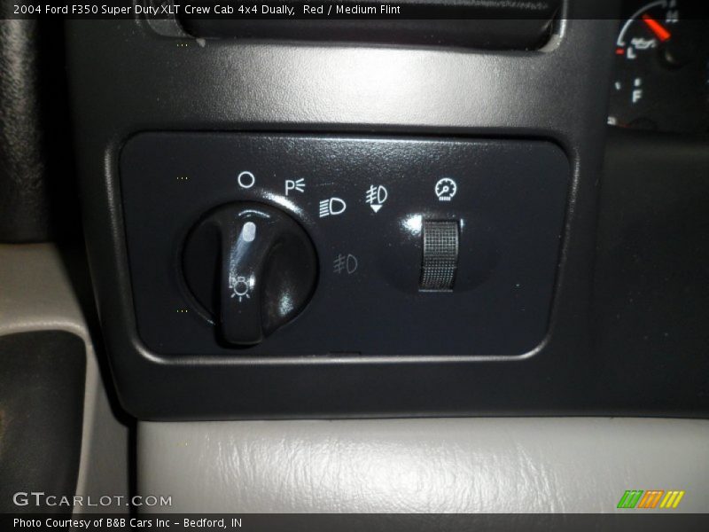 Red / Medium Flint 2004 Ford F350 Super Duty XLT Crew Cab 4x4 Dually