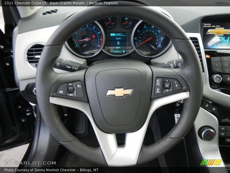 Black Granite Metallic / Medium Titanium 2013 Chevrolet Cruze LT