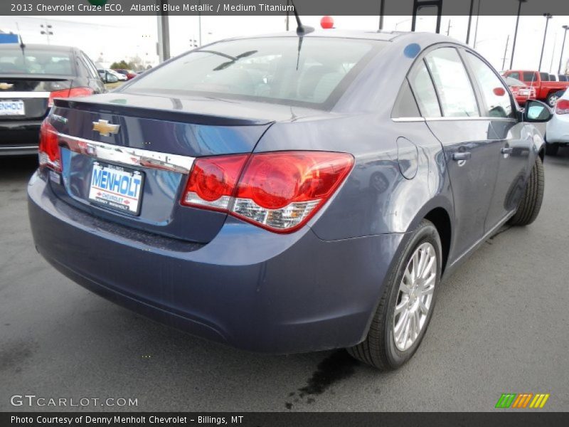 Atlantis Blue Metallic / Medium Titanium 2013 Chevrolet Cruze ECO