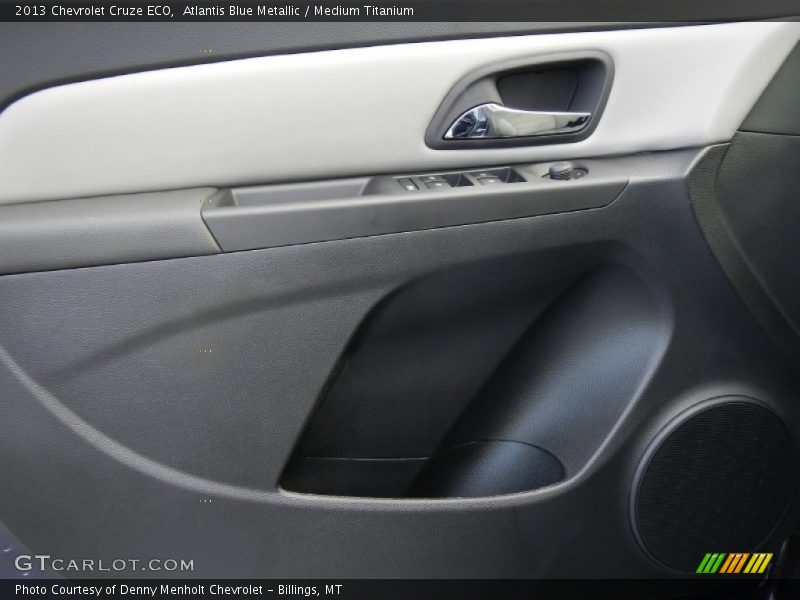 Atlantis Blue Metallic / Medium Titanium 2013 Chevrolet Cruze ECO