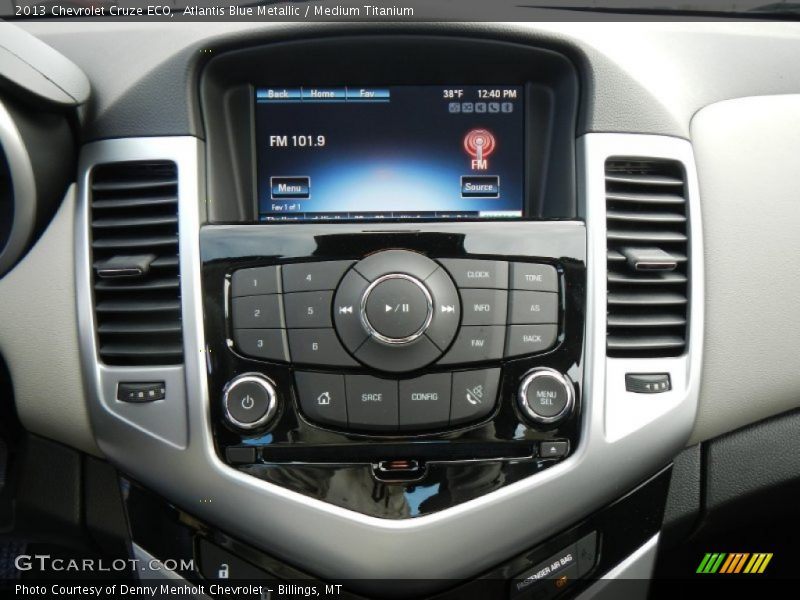 Controls of 2013 Cruze ECO
