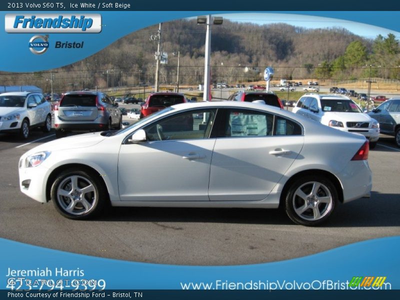 Ice White / Soft Beige 2013 Volvo S60 T5