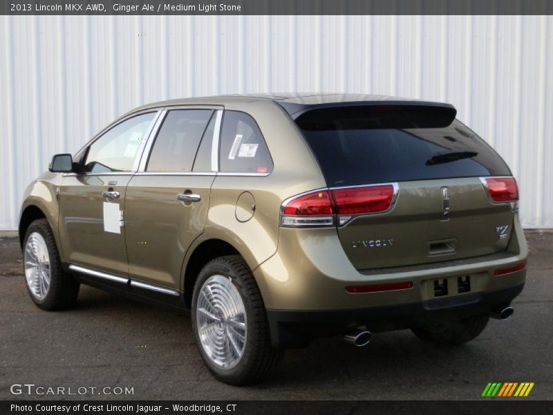 Ginger Ale / Medium Light Stone 2013 Lincoln MKX AWD