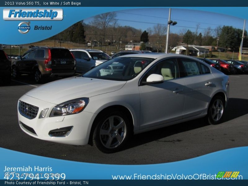 Ice White / Soft Beige 2013 Volvo S60 T5