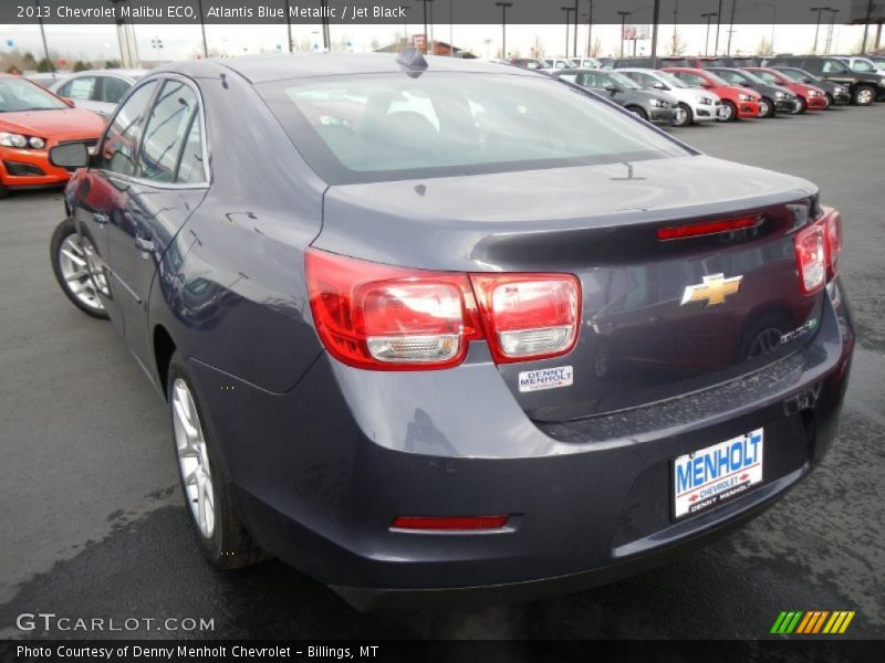 Atlantis Blue Metallic / Jet Black 2013 Chevrolet Malibu ECO