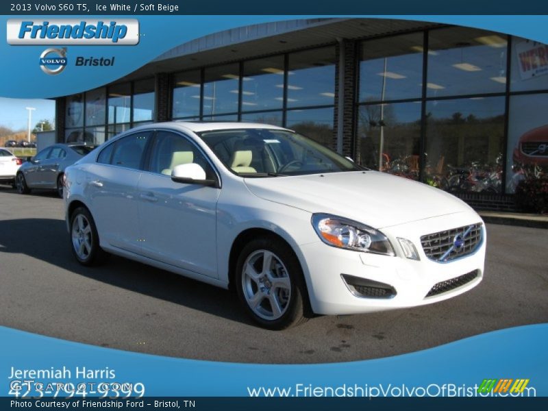 Ice White / Soft Beige 2013 Volvo S60 T5