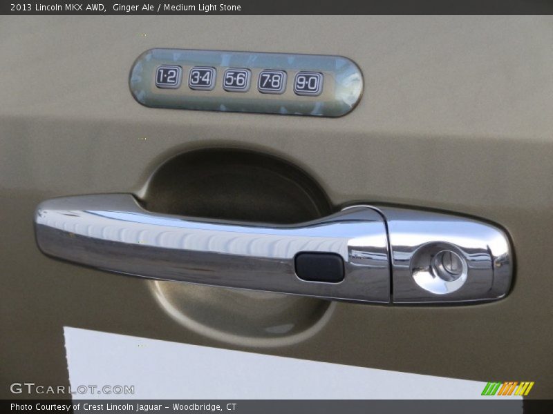Ginger Ale / Medium Light Stone 2013 Lincoln MKX AWD