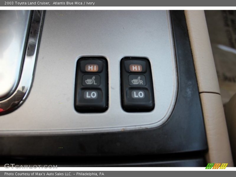 Atlantis Blue Mica / Ivory 2003 Toyota Land Cruiser
