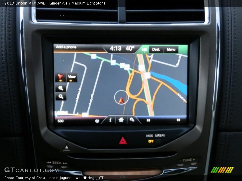 Navigation of 2013 MKX AWD