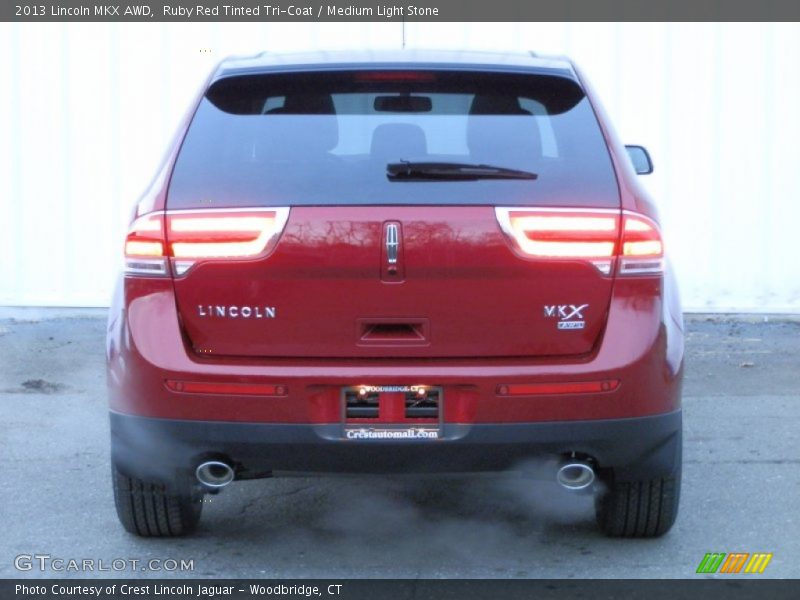 Ruby Red Tinted Tri-Coat / Medium Light Stone 2013 Lincoln MKX AWD
