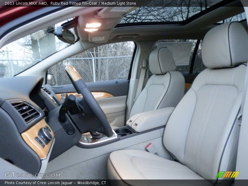 Front Seat of 2013 MKX AWD