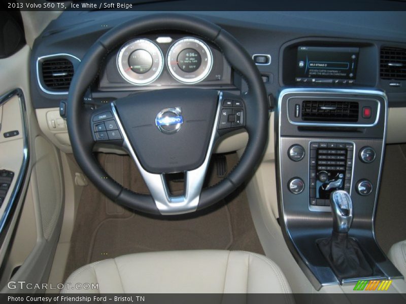 Ice White / Soft Beige 2013 Volvo S60 T5