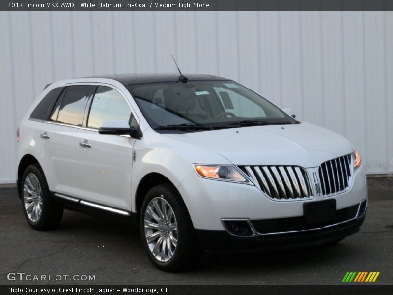 White Platinum Tri-Coat / Medium Light Stone 2013 Lincoln MKX AWD