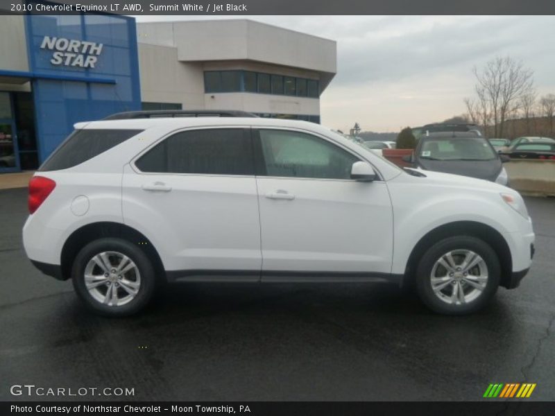 Summit White / Jet Black 2010 Chevrolet Equinox LT AWD