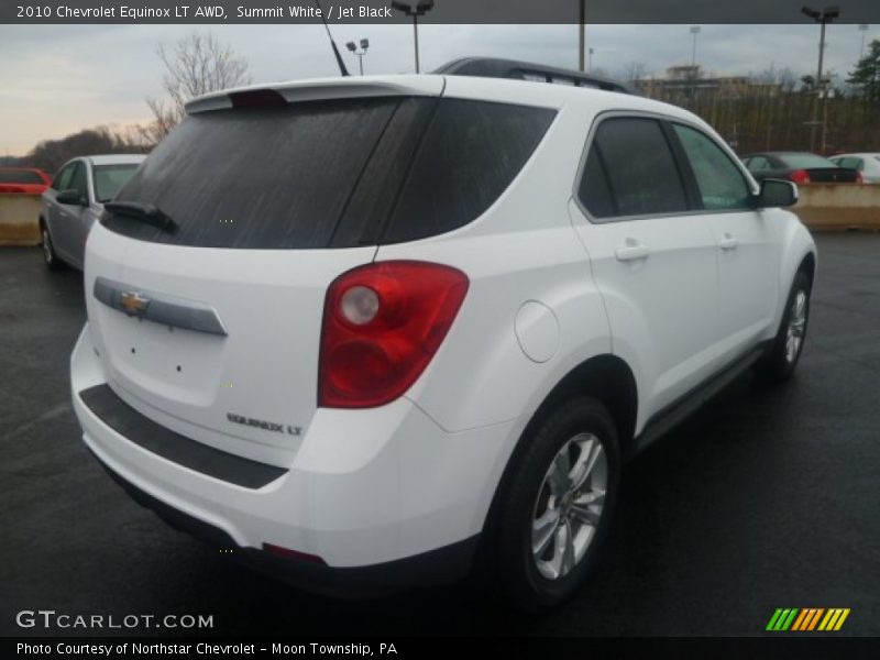 Summit White / Jet Black 2010 Chevrolet Equinox LT AWD