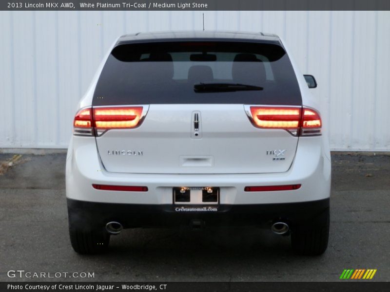 White Platinum Tri-Coat / Medium Light Stone 2013 Lincoln MKX AWD