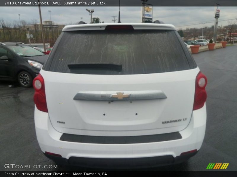 Summit White / Jet Black 2010 Chevrolet Equinox LT AWD