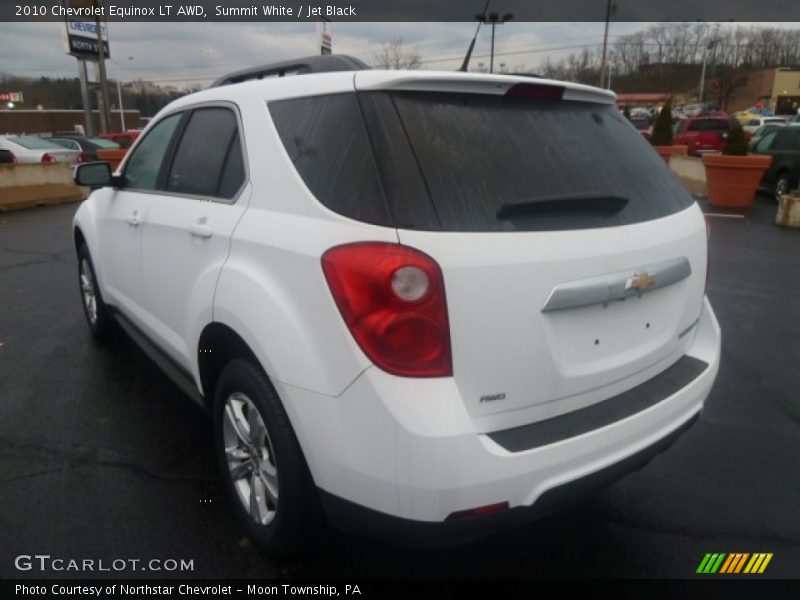 Summit White / Jet Black 2010 Chevrolet Equinox LT AWD