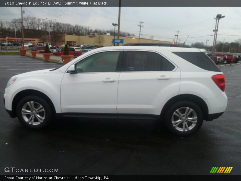 Summit White / Jet Black 2010 Chevrolet Equinox LT AWD
