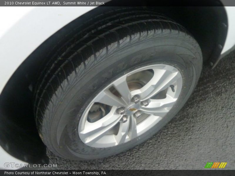 Summit White / Jet Black 2010 Chevrolet Equinox LT AWD