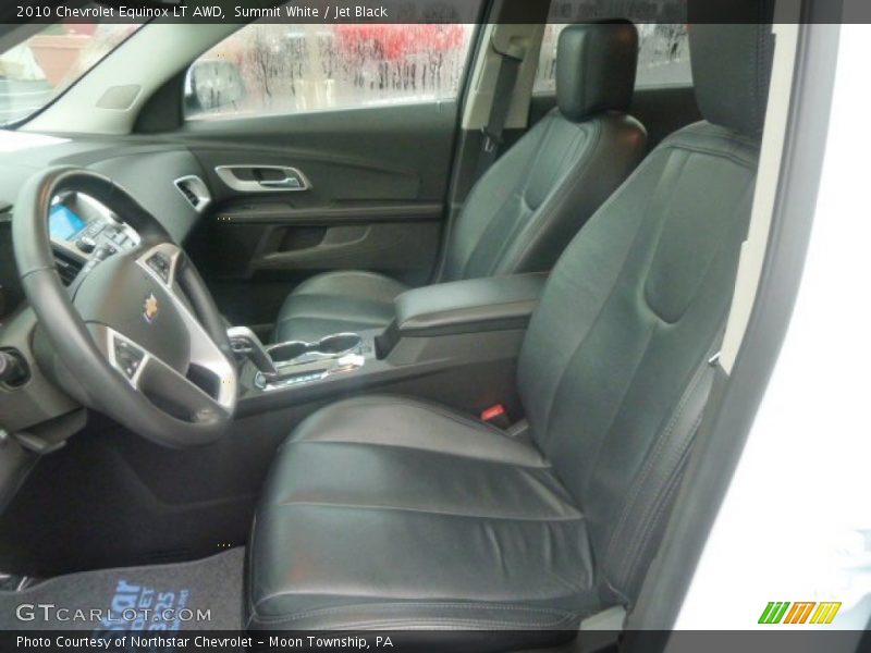 Summit White / Jet Black 2010 Chevrolet Equinox LT AWD