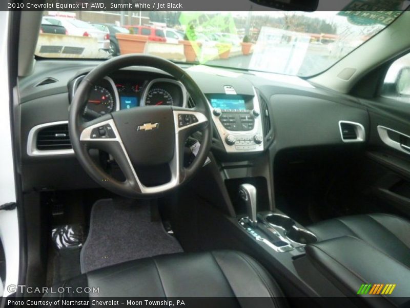 Summit White / Jet Black 2010 Chevrolet Equinox LT AWD