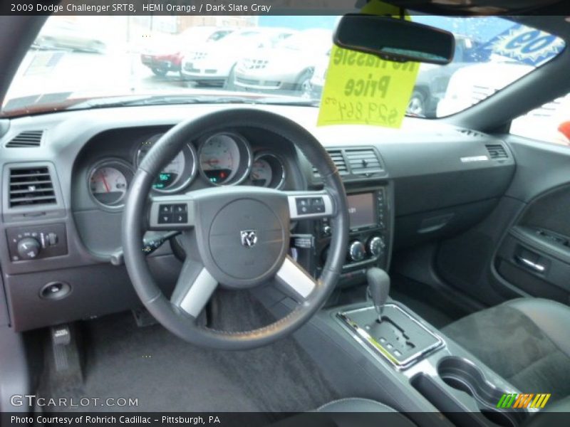 HEMI Orange / Dark Slate Gray 2009 Dodge Challenger SRT8