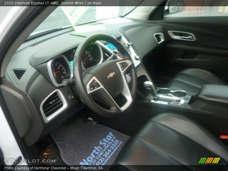 Summit White / Jet Black 2010 Chevrolet Equinox LT AWD