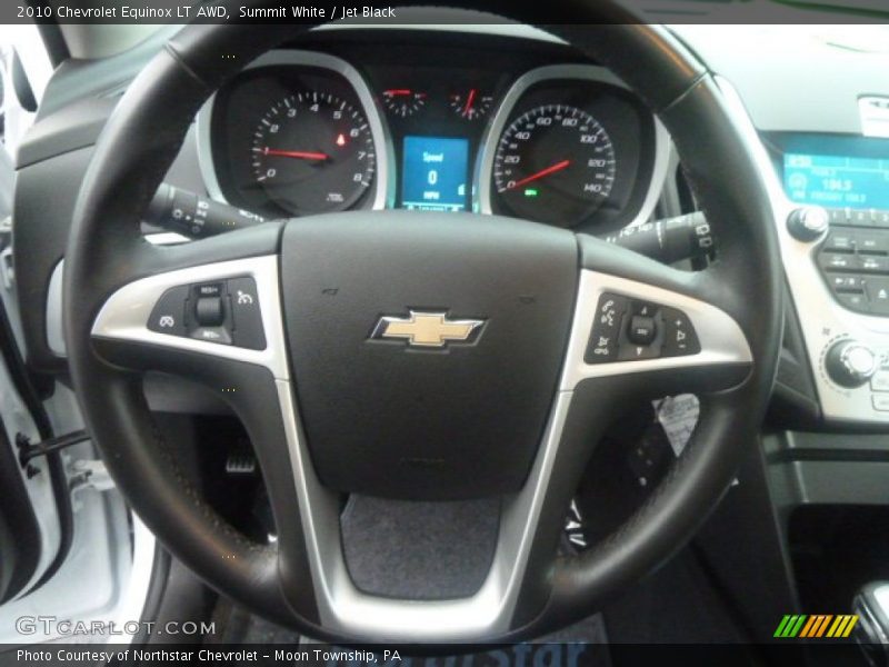 Summit White / Jet Black 2010 Chevrolet Equinox LT AWD