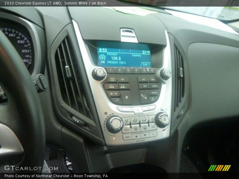 Summit White / Jet Black 2010 Chevrolet Equinox LT AWD