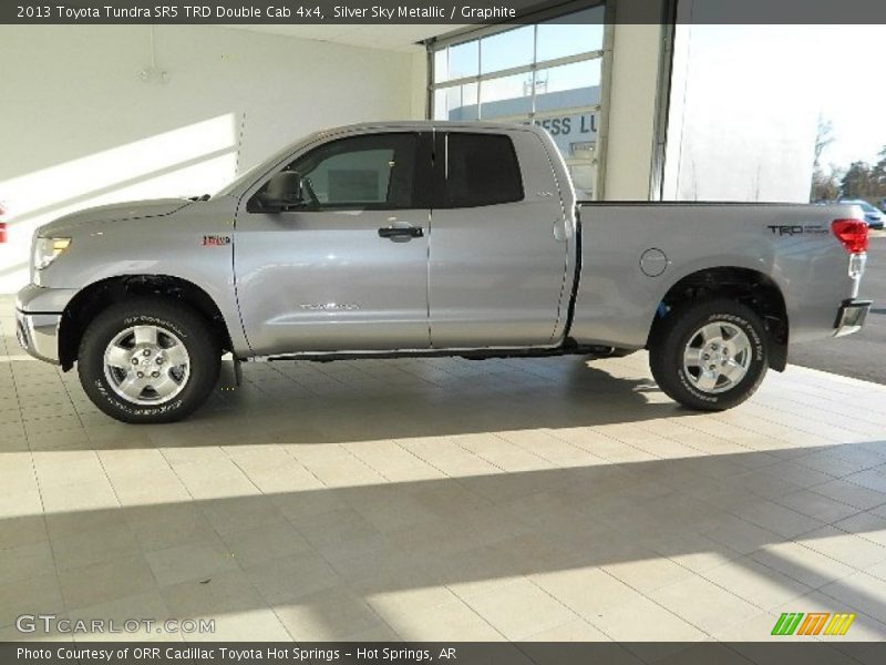 Silver Sky Metallic / Graphite 2013 Toyota Tundra SR5 TRD Double Cab 4x4