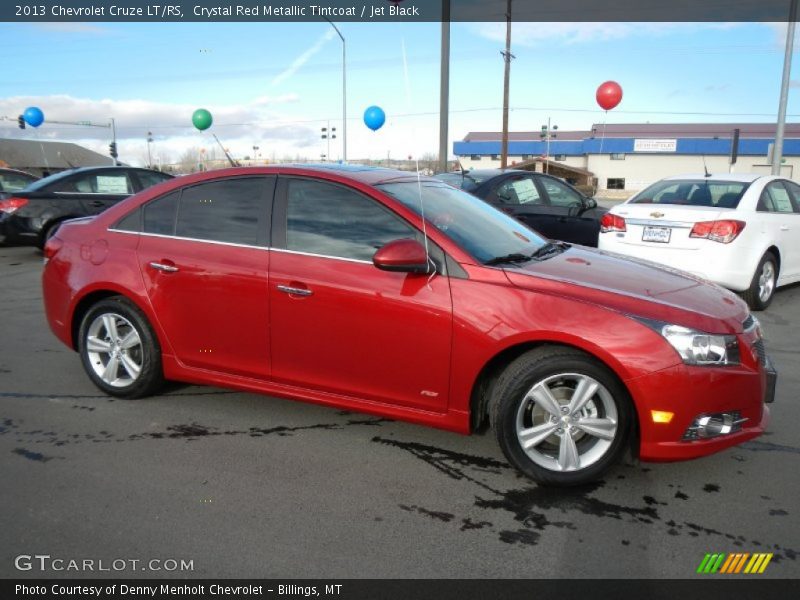 Crystal Red Metallic Tintcoat / Jet Black 2013 Chevrolet Cruze LT/RS