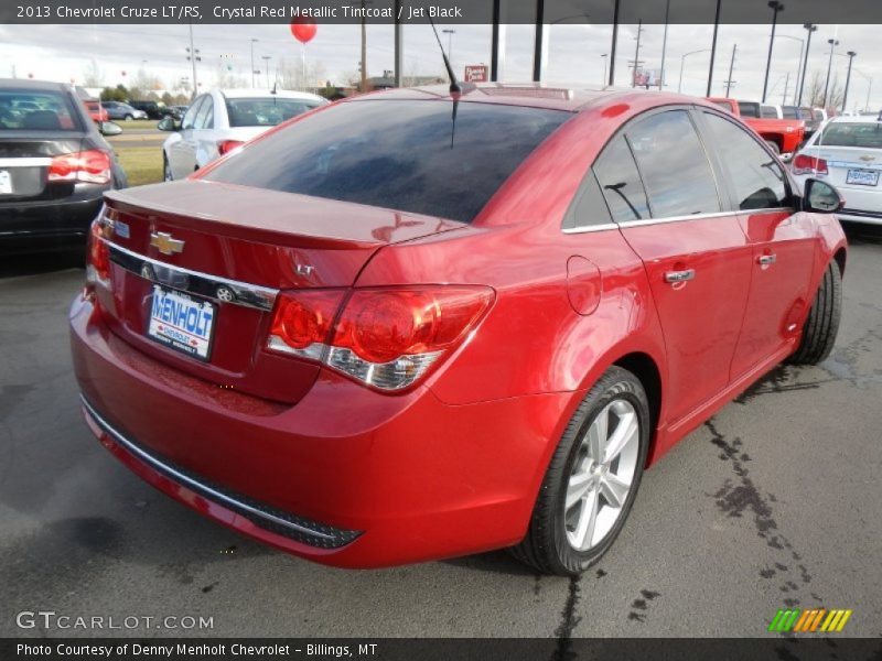 Crystal Red Metallic Tintcoat / Jet Black 2013 Chevrolet Cruze LT/RS