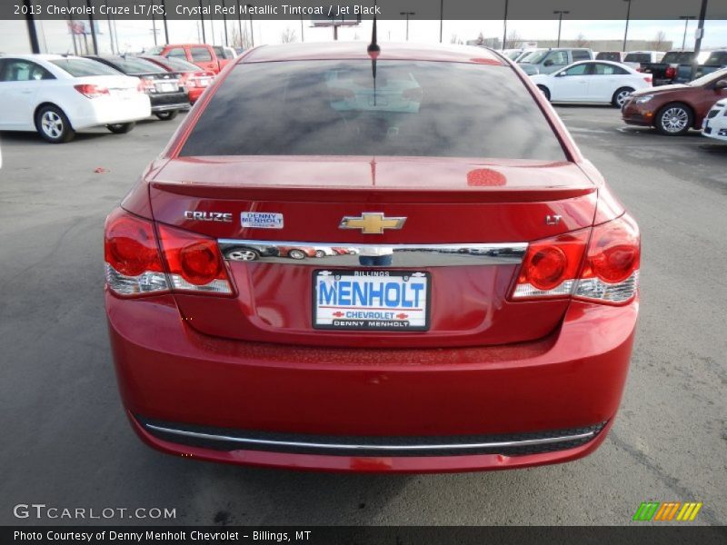 Crystal Red Metallic Tintcoat / Jet Black 2013 Chevrolet Cruze LT/RS