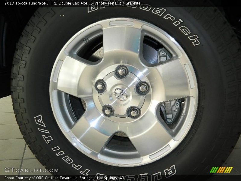 Silver Sky Metallic / Graphite 2013 Toyota Tundra SR5 TRD Double Cab 4x4