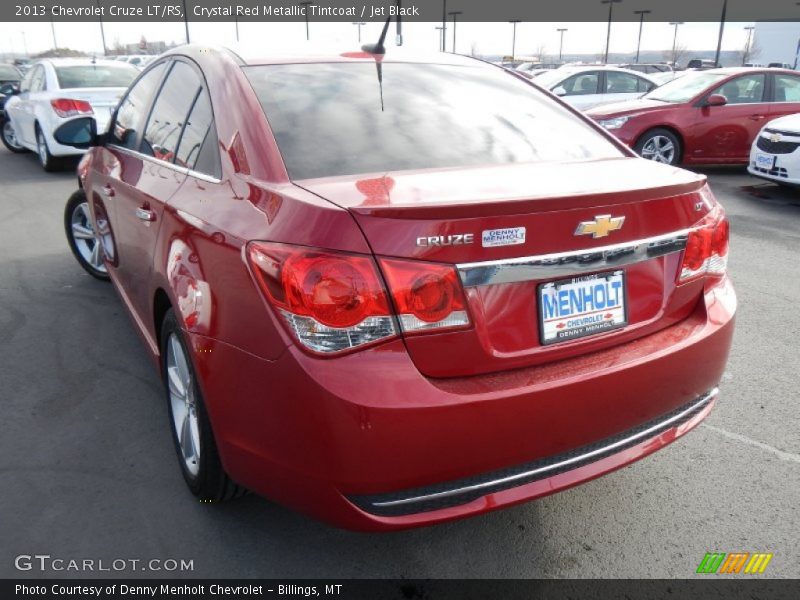 Crystal Red Metallic Tintcoat / Jet Black 2013 Chevrolet Cruze LT/RS